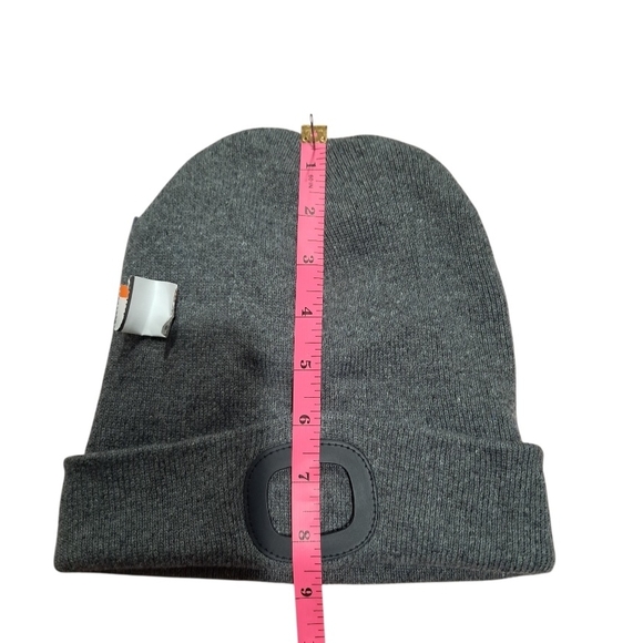 Gray Beanie with Logo - Picture 4 of 5